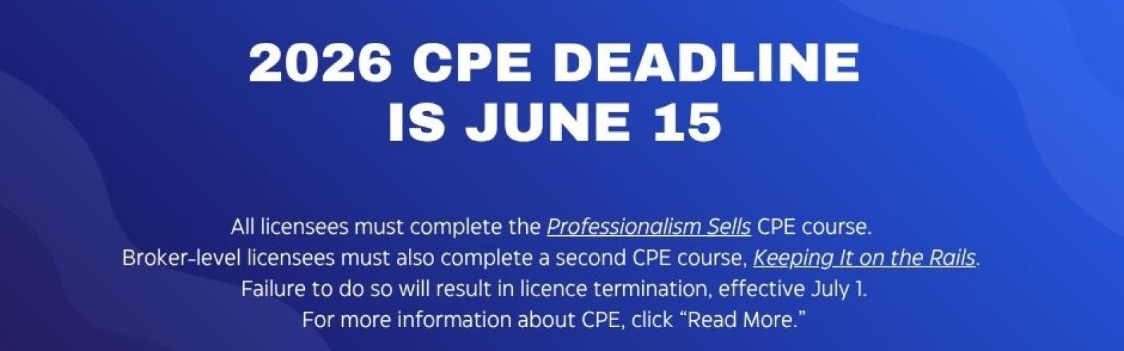 2026 CPE Deadline